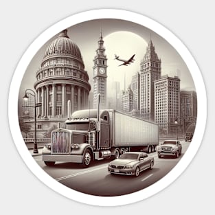 Big Rig Trucking Semi Truck Sticker